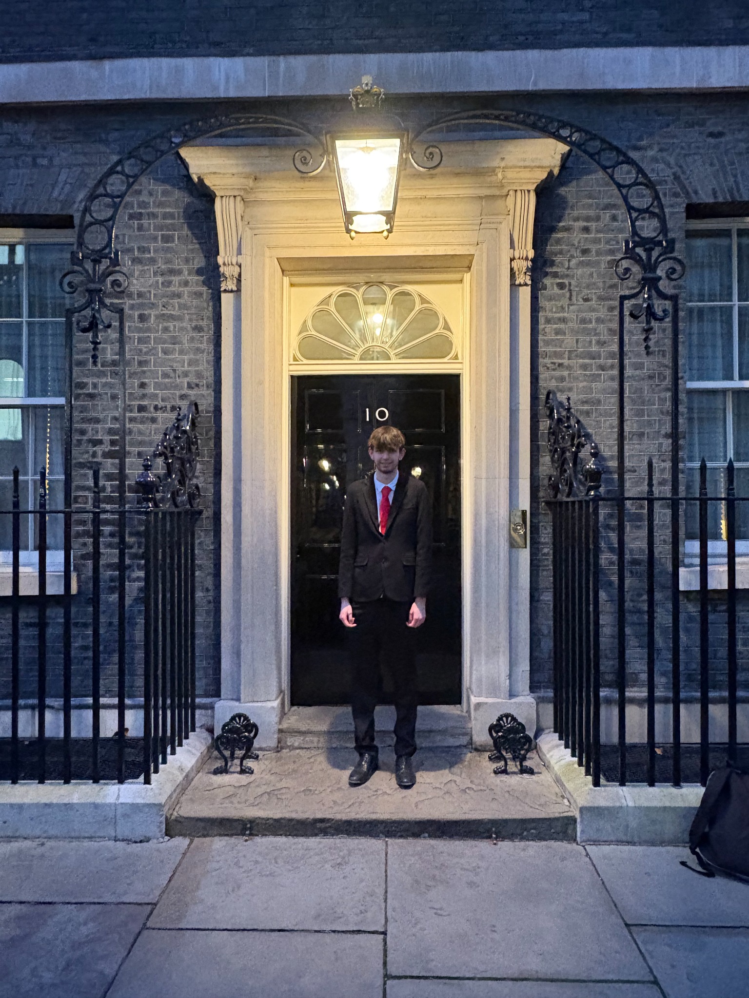 Callum Smith at 10 Downing Street
