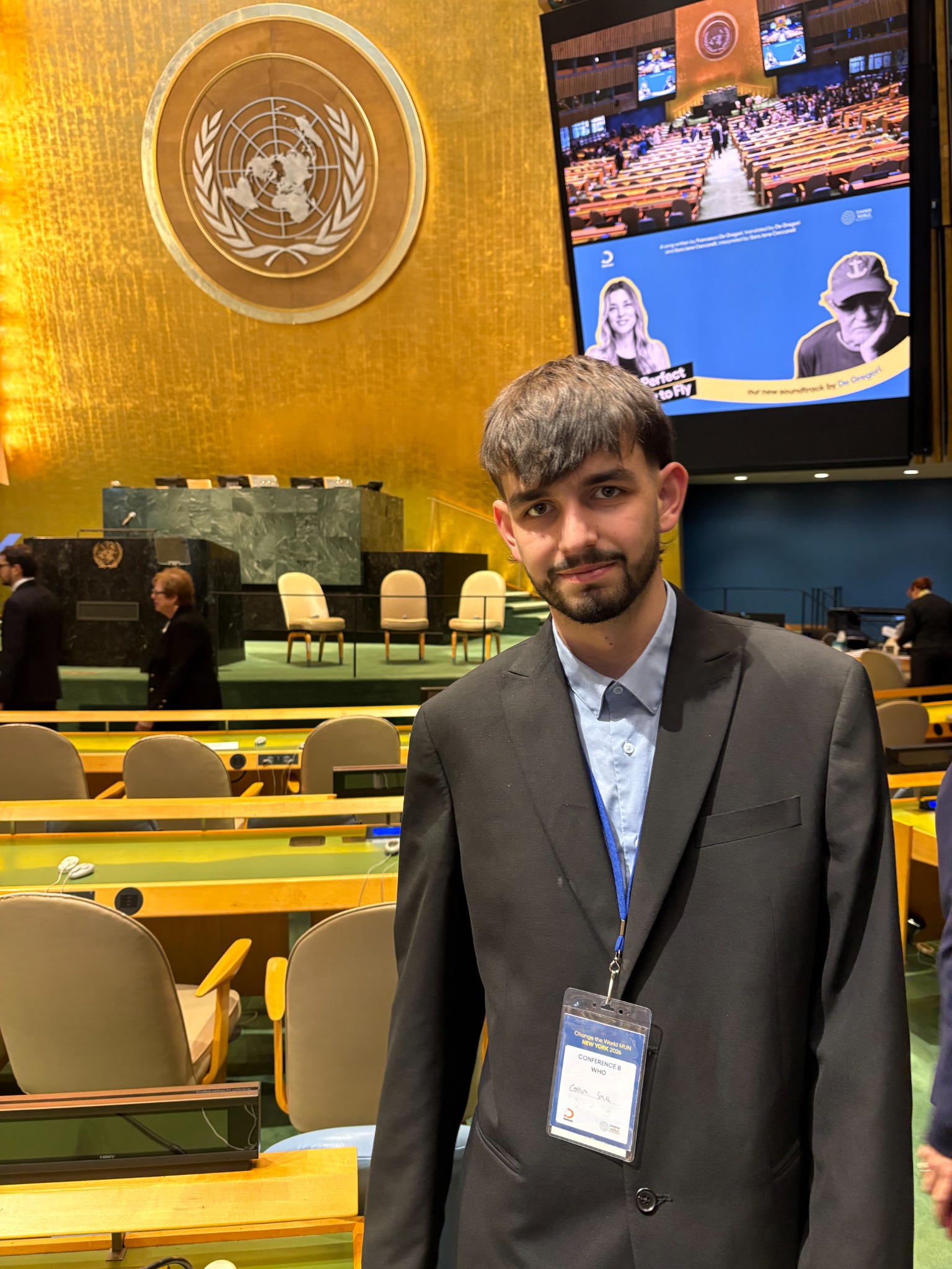 Callum Smith at the United Nations